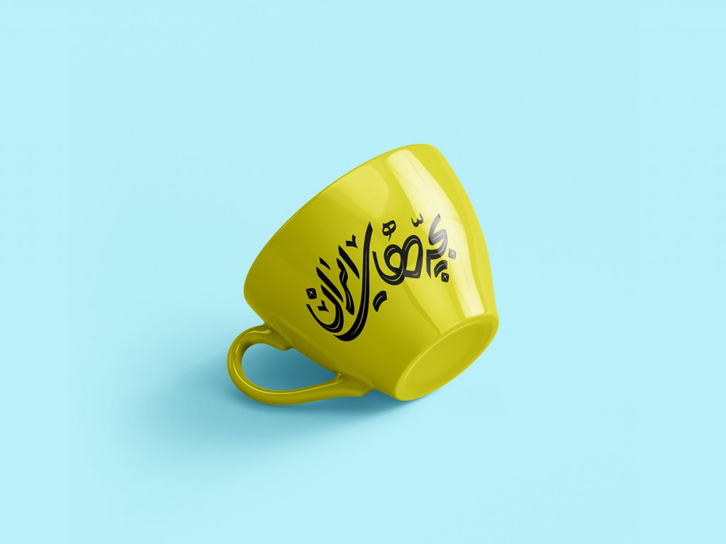  لایه باز موکاپ ماگ و لیوان