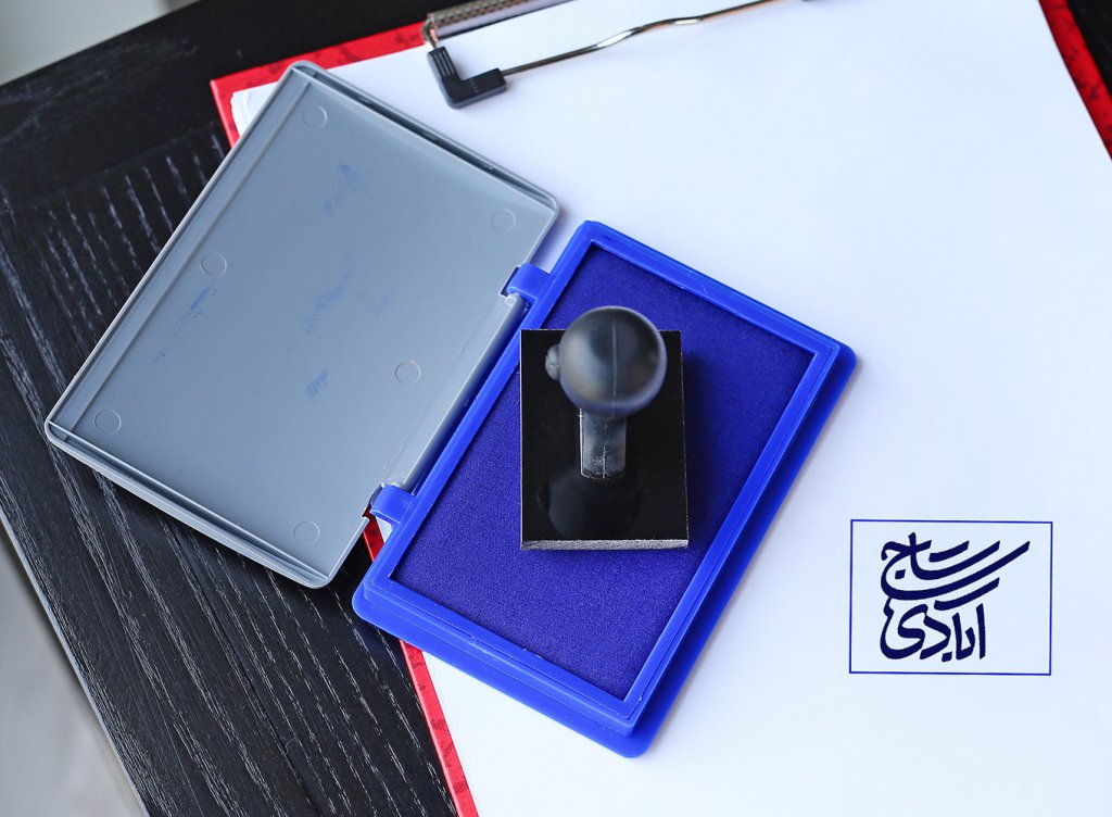  لایه باز موکاپ مهر و لوگوی سه بعدی