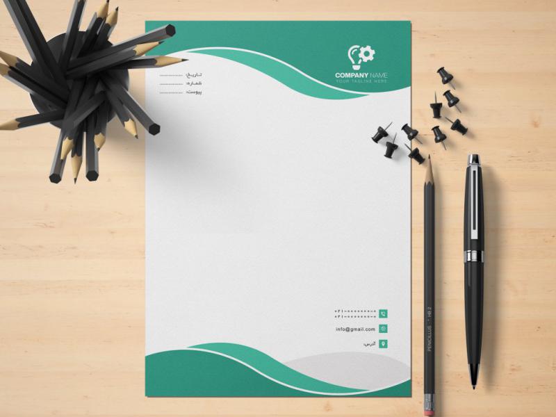 طرح-لایه-باز-سربرگ-شرکتی