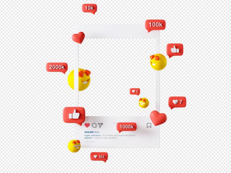موکاپ-سه-بعدی-پست-اینستاگرام