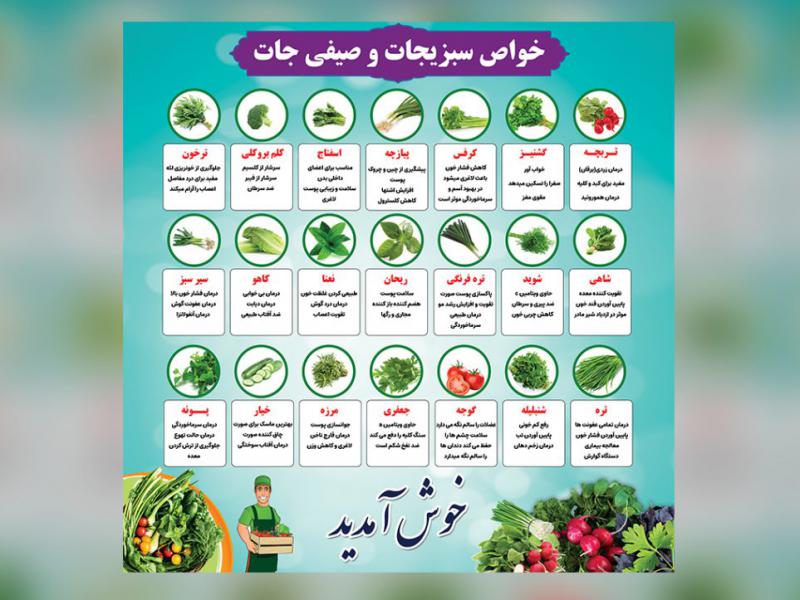 بنر-تبلیغاتی-خواص-سبزیجات-برای-میوه-فروشی