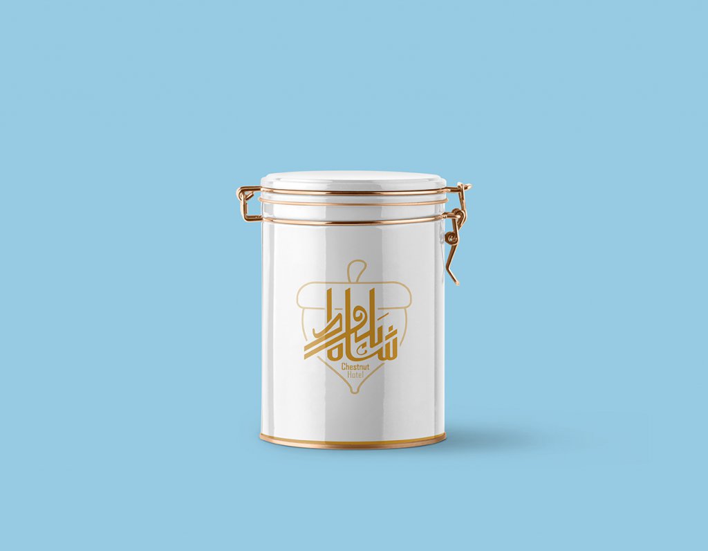  لایه باز موکاپ قوطی فلزی
