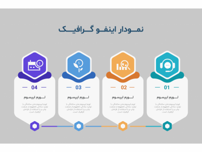 فایل لایه باز اینفوگرافیک (infographic) به همراه پوشه فونت