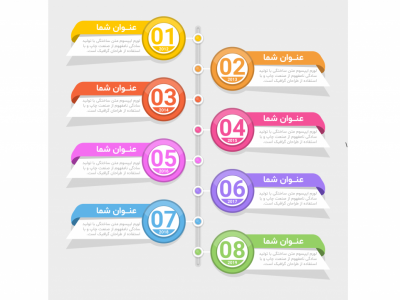 فایل لایه باز اینفوگرافیک (infographic) 