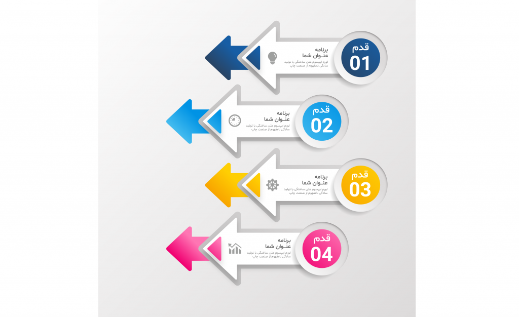 فایل لایه باز اینفوگرافیک (infographic) 