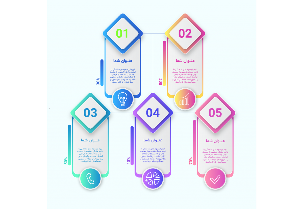 فایل لایه باز اینفوگرافیک (infographic) 