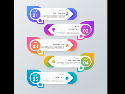 فایل لایه باز اینفوگرافیک (infographic) 