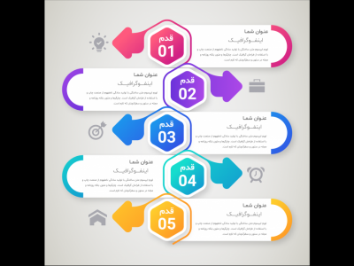 فایل لایه باز اینفوگرافیک (infographic) 