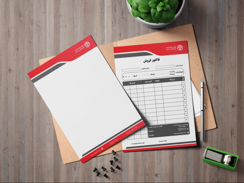 فایل-لایه-باز-سربرگ-و-فاکتور-شرکتی،-تجاری-و-فروشگاهی