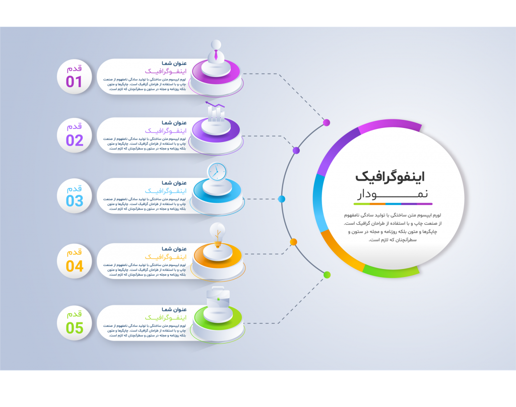 فایل لایه باز اینفوگرافیک (infographic) 
