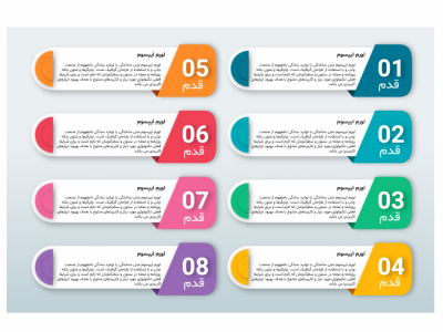 فایل لایه باز اینفوگرافیک (infographic) 