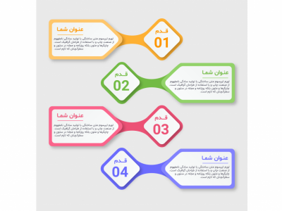 فایل لایه باز اینفوگرافیک (infographic) 