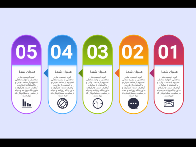 فایل لایه باز اینفوگرافیک (infographic) 