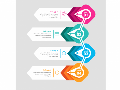 فایل لایه باز اینفوگرافیک (infographic) 