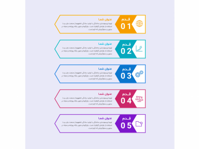 فایل لایه باز اینفوگرافیک (infographic) 