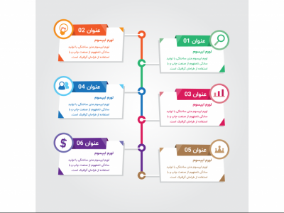 فایل لایه باز اینفوگرافیک (infographic) 