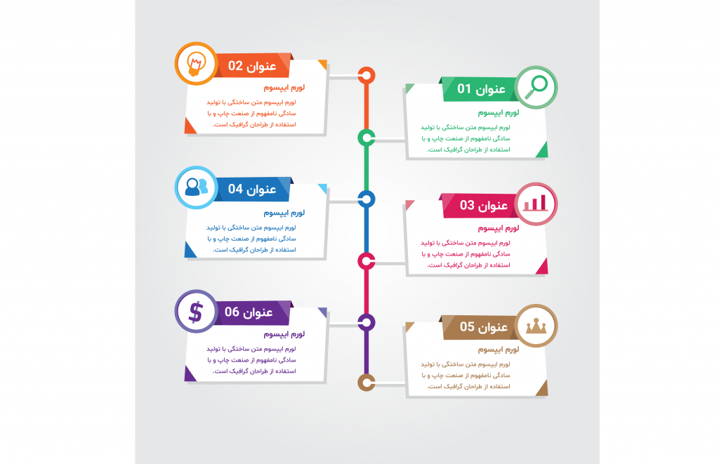 فایل لایه باز اینفوگرافیک (infographic) 