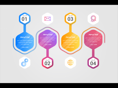 فایل لایه باز اینفوگرافیک (infographic) 