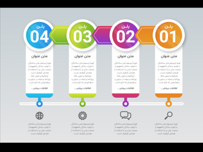 فایل لایه باز اینفوگرافیک (infographic) 