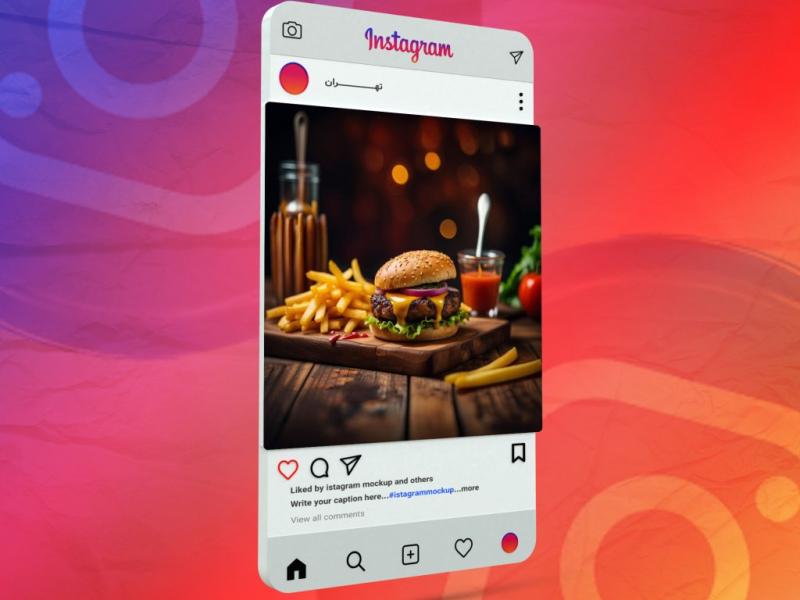 موکاپ-پریمیوم-سه-بعدی-لایه-باز-پست-اینستاگرام-psd
