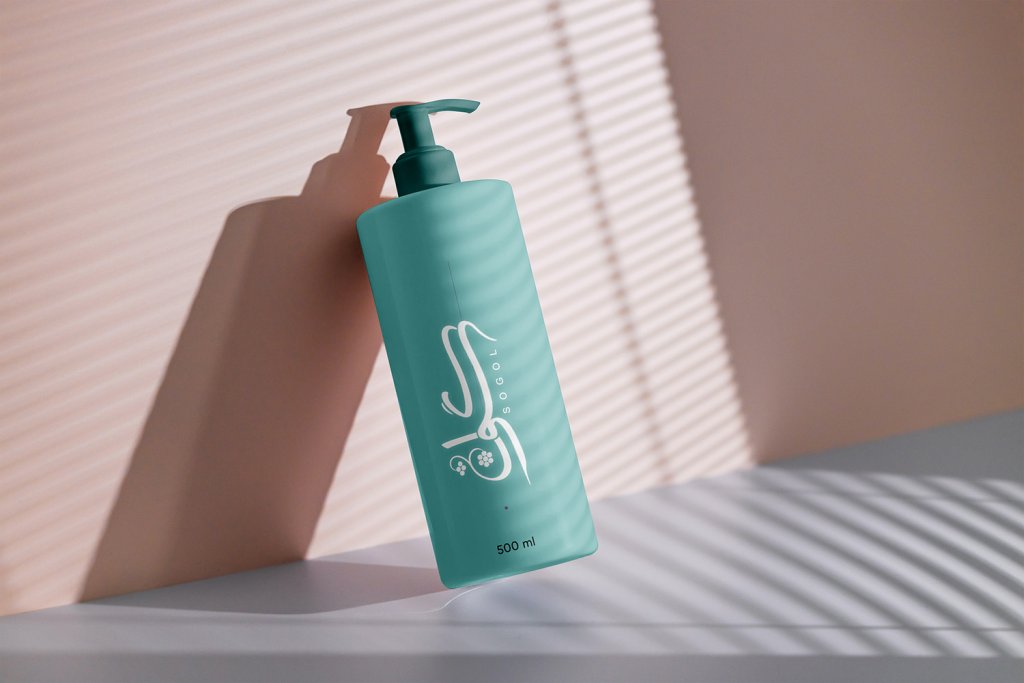  لایه باز موکاپ لوازم آرایشی بهداشتی