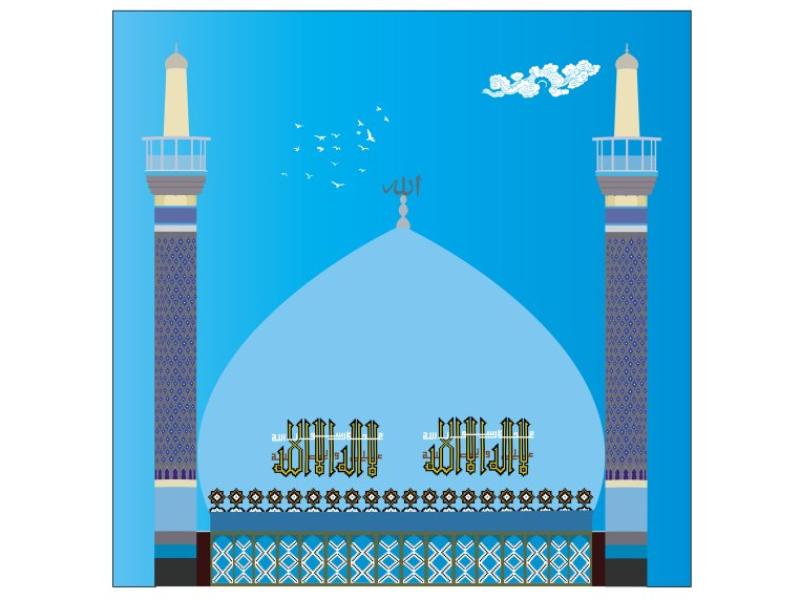 وکتور-مسجد-گوهرشاد-مشهد