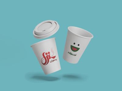  لایه باز موکاپ ماگ و لیوان