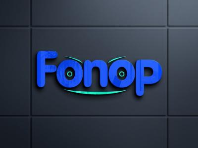 طرح لایه باز لوگو فونوپ fonop