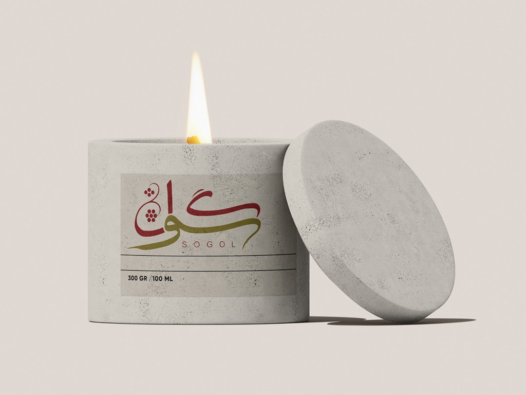  طرح لایه باز موکاپ شمع