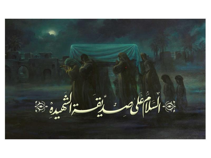 دکور-و-پشت-منبر-فاطمیه