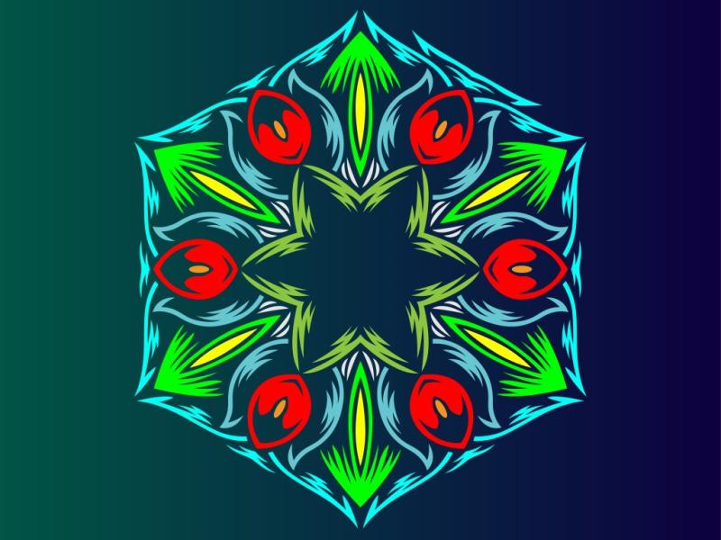 دانلود-وکتور-لایه-باز-طرح-گل
