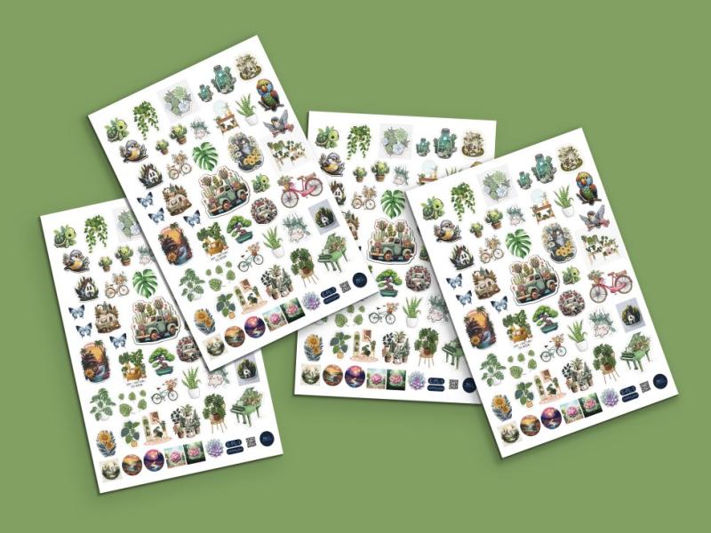 استیکر---برچسب-گل-و-گیاه-کد-E-PL-48-فتوشاد-photoshad-shop
