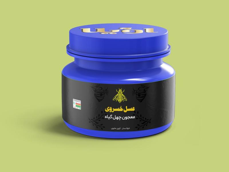 -لایه-باز-موکاپ-ظرف-عسل-و-مربا