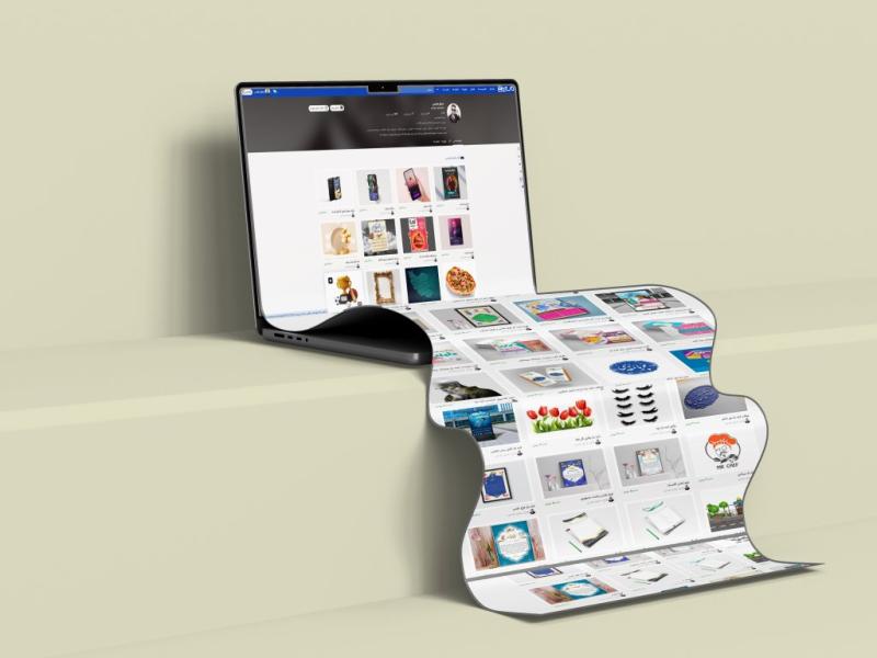 موکاپ-لپ-تاپ-و-رزومه-