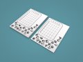 برنامه-هفتگی-کلاسی-سیاه-سفید-طرح-اشاره-کد-8474