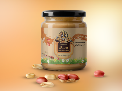 لیبل کره بادام زمینی