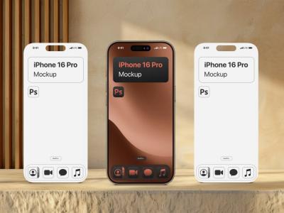 موکاپ موبایل  آیفون 16 پرو