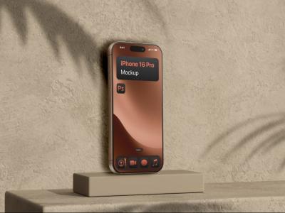 موکاپ موبایل آیفون 16 پرو