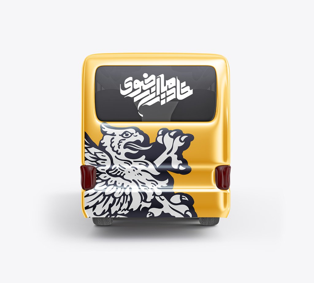  طرح لایه باز موکاپ اتوبوس