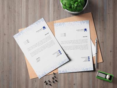 طرح لایه‌باز سربرگ اداری، شرکتی و شخصی