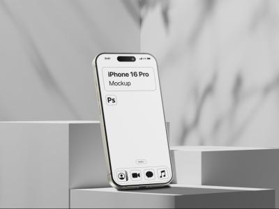 موکاپ موبایل آیفون 16 پرو
