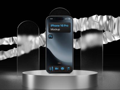 موکاپ موبایل آیفون 16 پرو