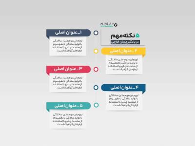 اینفوگرافیک لایه باز فتوشاپ (PSD)