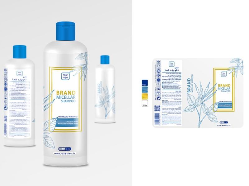 طرح-لیبل-بسته-بندی-شامپو-گیاهی-به-همراه-موکاپ-لایه-باز
