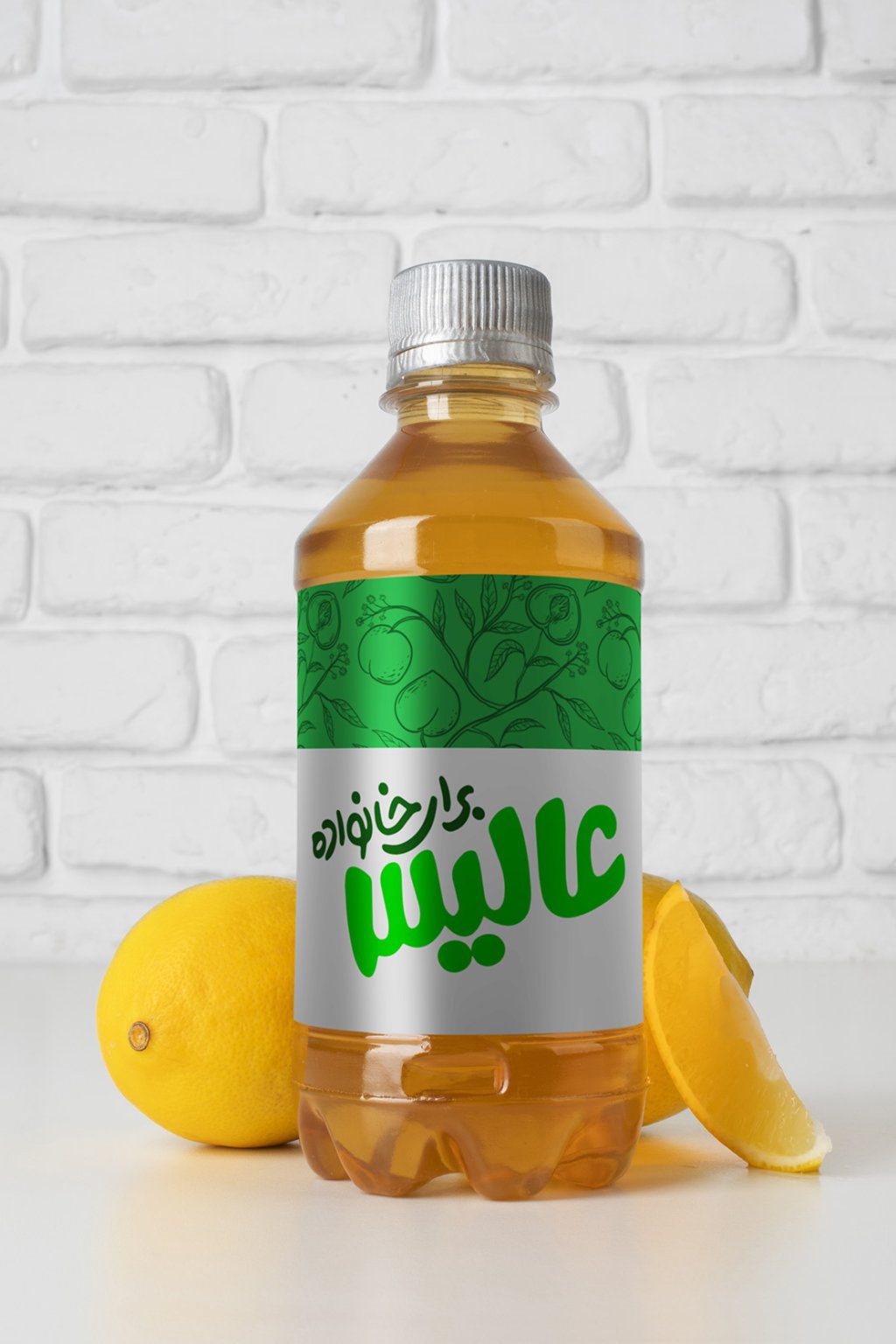  لایه باز موکاپ بطری پلاستیکی