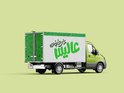  طرح لایه باز موکاپ کامیون