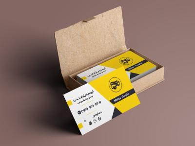طرح لایه باز موکاپ کارت ویزیت