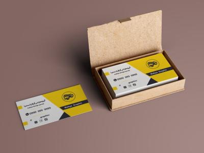 طرح لایه باز موکاپ کارت ویزیت