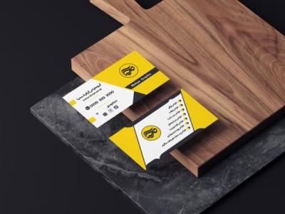 طرح لایه باز موکاپ کارت ویزیت