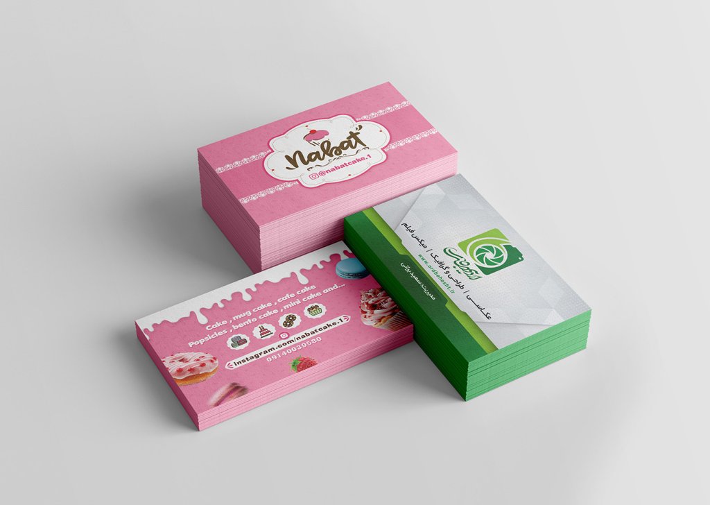  طرح لایه باز موکاپ کارت ویزیت